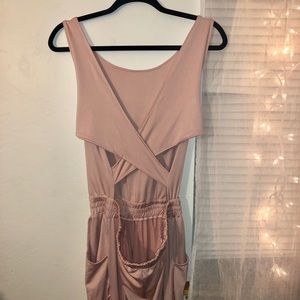 Pink blush jumpsuit
